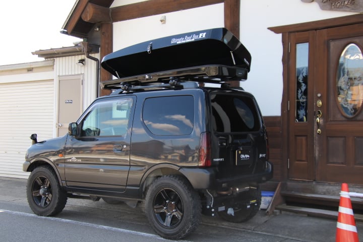 ルーフボックス スズキ ジムニー 【アルティメイトルーフボックスFf-S(サイドオープン