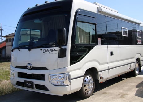 TOYOTAコースター　助手席側サイドバイザー