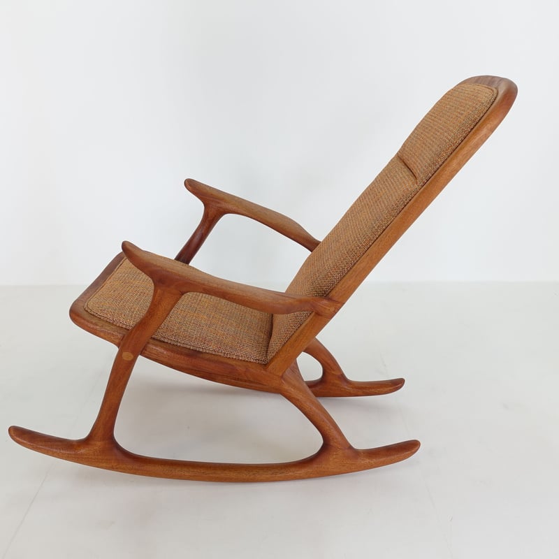 ロッキングチェア ポリエステル生地座面 | ギャラリー良工房