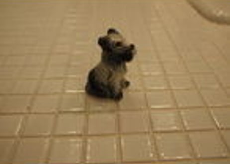 Terrier dog （陶器）