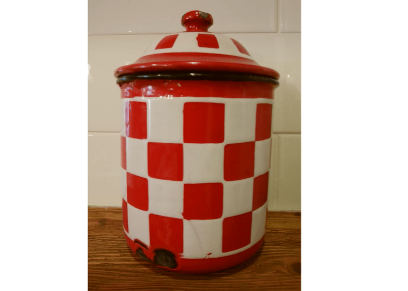 ホーローenamelキャニスター（フランス製） | アンティーク雑貨