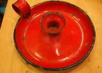 キャンドルホルダー（enamel)  RED