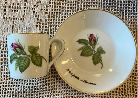 カップandソーサー(PORCELAINE DE PARIS)