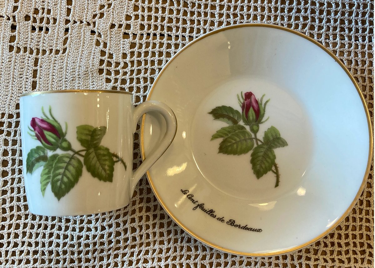 値下げ★パリ アンティーク エスプレッソカップ5個セット カップandソーサー(PORCELAINE DE PARIS) | アンティーク雑貨店