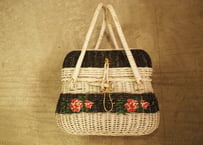 花柄バスケット（panier）パニエ