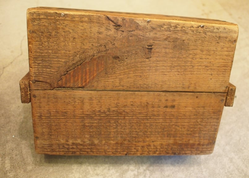 木製バスケット（vintage) | アンティーク雑貨店 Antique cise