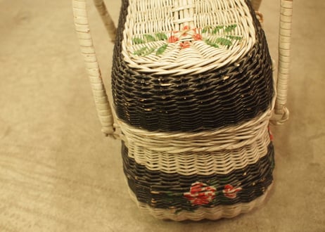 花柄バスケット（panier）パニエ