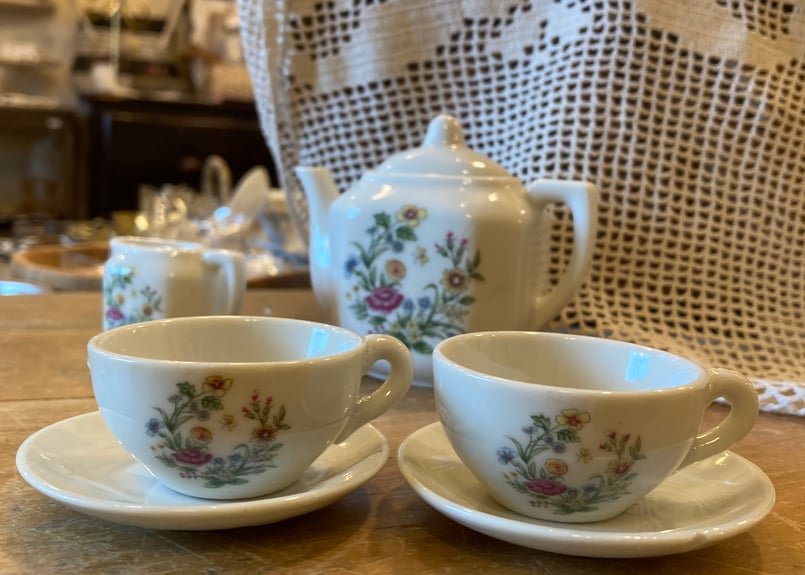 ティーセット ミニチュア 陶器 | アンティーク雑貨店 Antique