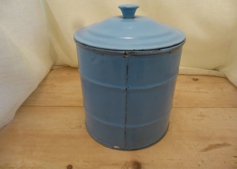 enamel　canister(フラワー缶）