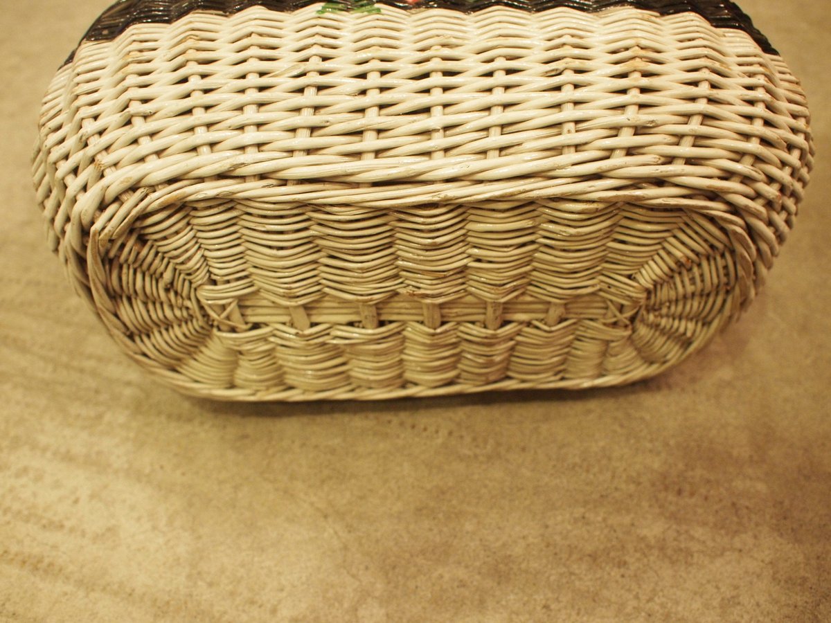花柄バスケット(panier)パニエ | アンティーク雑貨店 Antique 花柄バスケット(panier)パニエ | アンティーク雑貨店 Antique