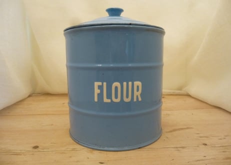 enamel　canister(フラワー缶）