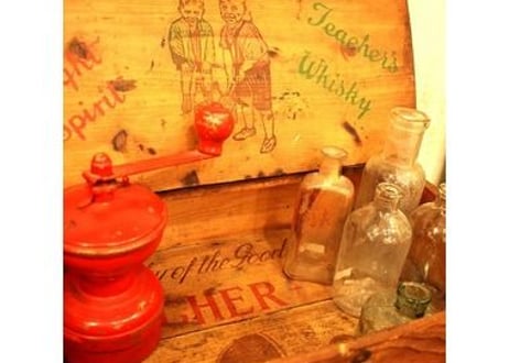 TEACHER'S WHISKYボトルの木箱（限定品）