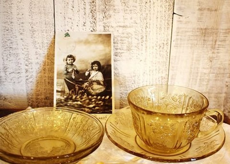 ディプレッショングラス（vintage) | アンティーク雑貨店 Antique cise