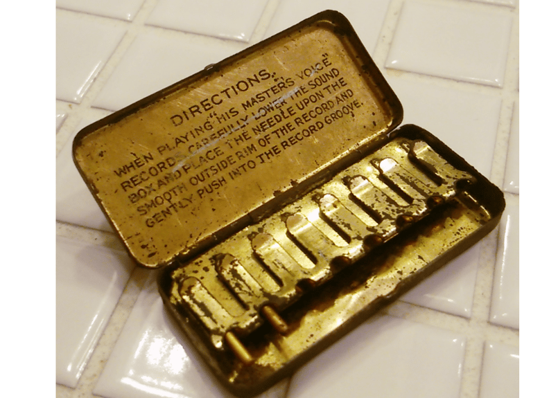 レコード針ケース（HMV) | アンティーク雑貨店 Antique cise