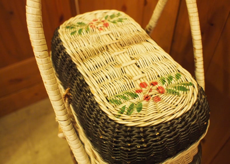花柄バスケット(panier)パニエ | アンティーク雑貨店 Antique 花柄バスケット(panier)パニエ | アンティーク雑貨店 Antique