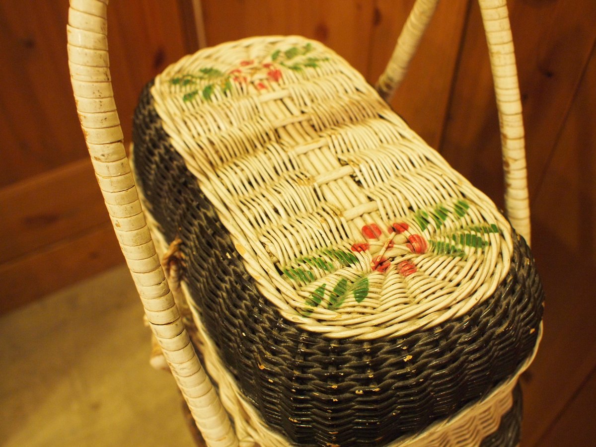 花柄バスケット(panier)パニエ | アンティーク雑貨店 Antique 花柄バスケット(panier)パニエ | アンティーク雑貨店 Antique