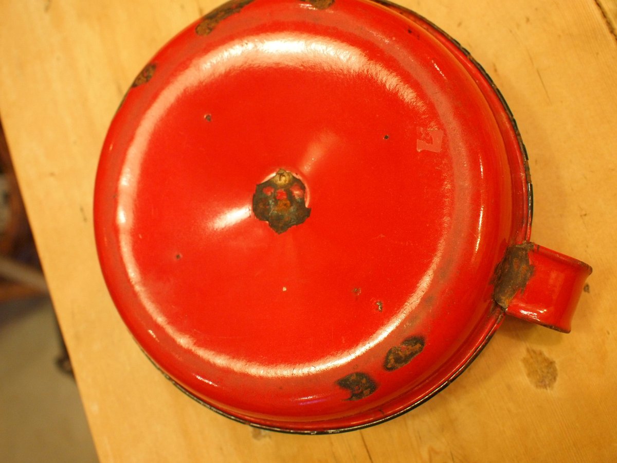 キャンドルホルダー（enamel) RED | アンティーク雑貨店 Antique cise