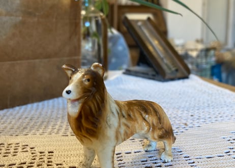 dog コリー　陶器