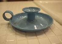 キャンドルホルダー（enamel)BLUE