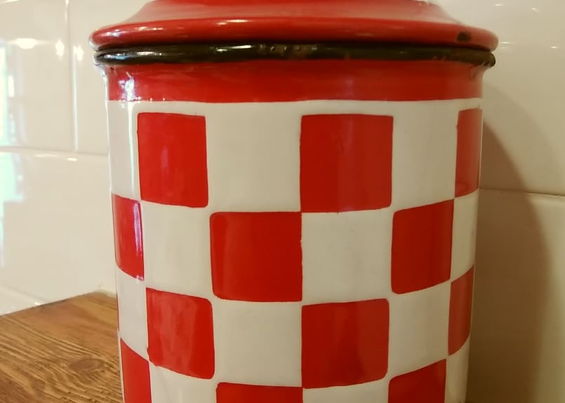 アンティークキャニスター シンプルな美しさ！アルミキャニスター6点セット フランス