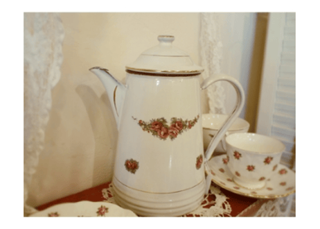 coffee pot (enamel)オランダ製