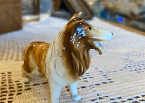 dog コリー　陶器