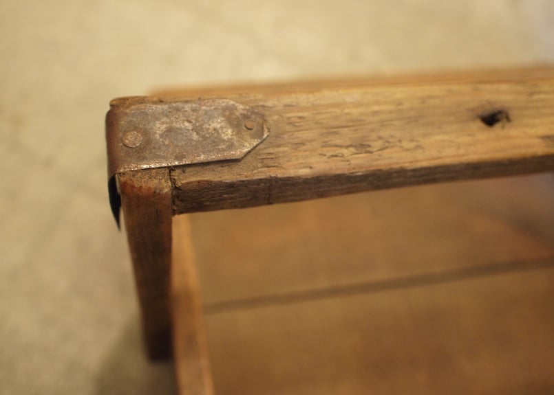 木製バスケット（vintage) | アンティーク雑貨店 Antique cise