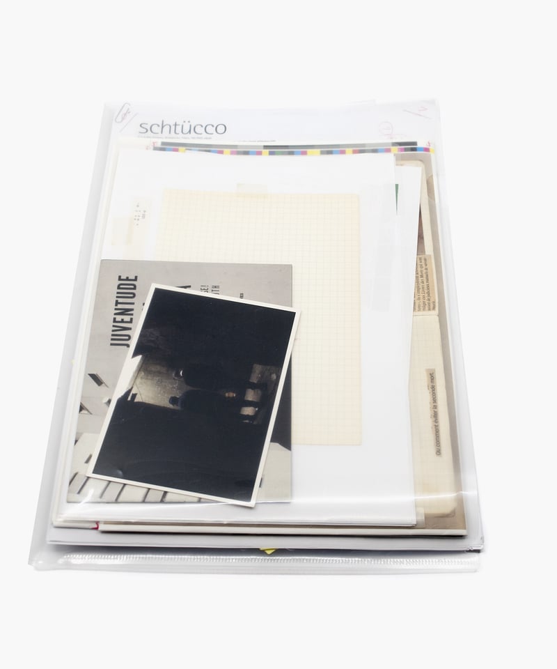 997.2＿秋山伸「『「溶岩の家」スクラップ・ブック』デザイン資料