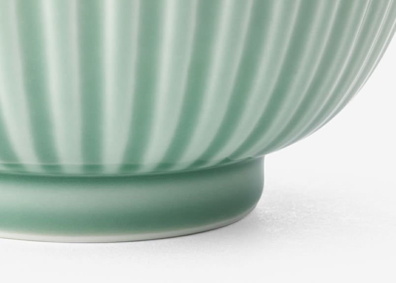 廃盤品 深川製磁 丼 どんぶり 実 色絵 みのり 多用丼 5客 グリーン 青磁