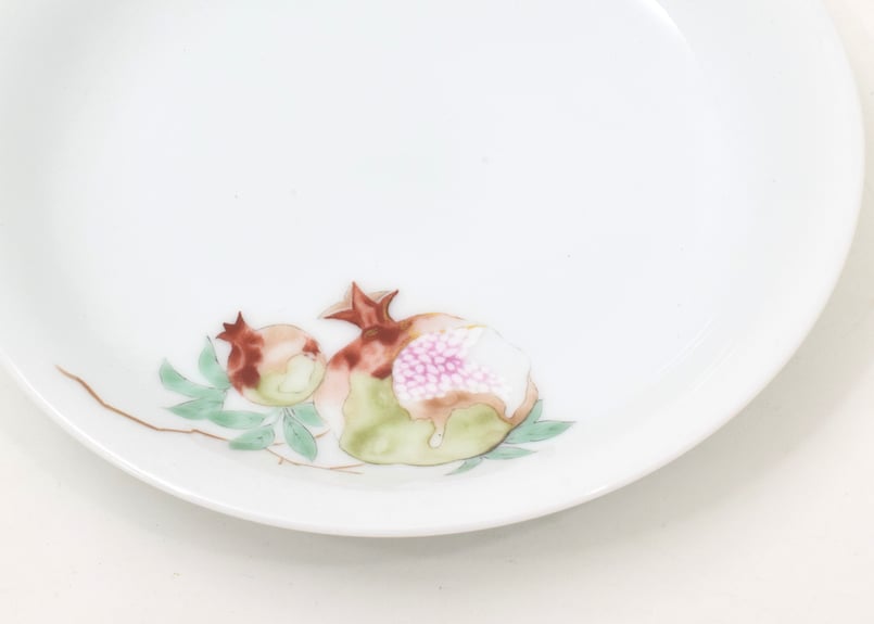 深川製磁 ざくろ 和皿3枚 ざくろ 和皿（陶器市制作品） |