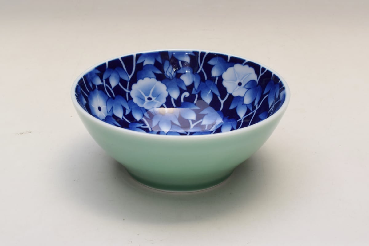 白朝顔外濃 碗（アウトレット品） | WEB有田陶器市 ｜ 深川製磁 おうち