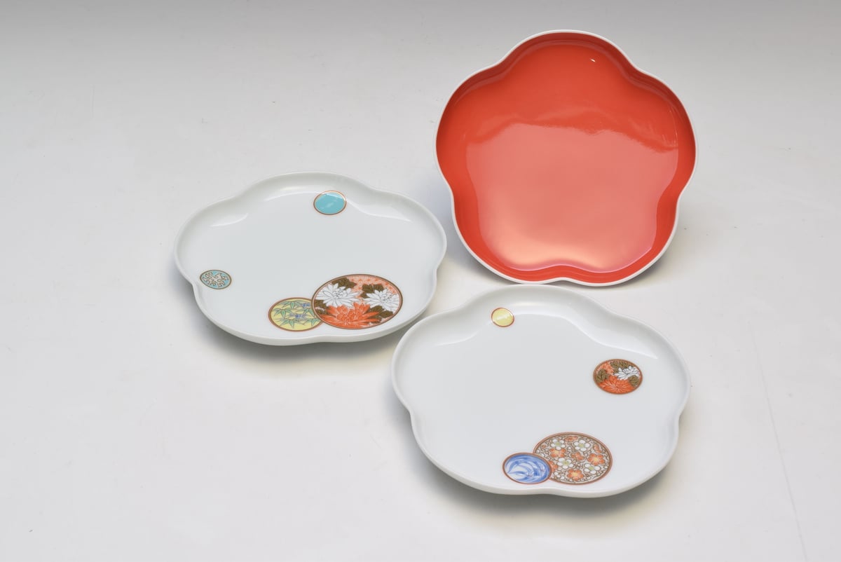 寿赤絵 トリプレット緋(AKE)(アウトレット品) | WEB有田 寿赤絵 トリプレット緋(AKE)(アウトレット品) | WEB有田