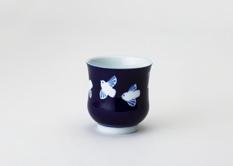 ふくら雀 湯呑（アウトレット品） | WEB有田陶器市 ｜ 深川製磁 おうち