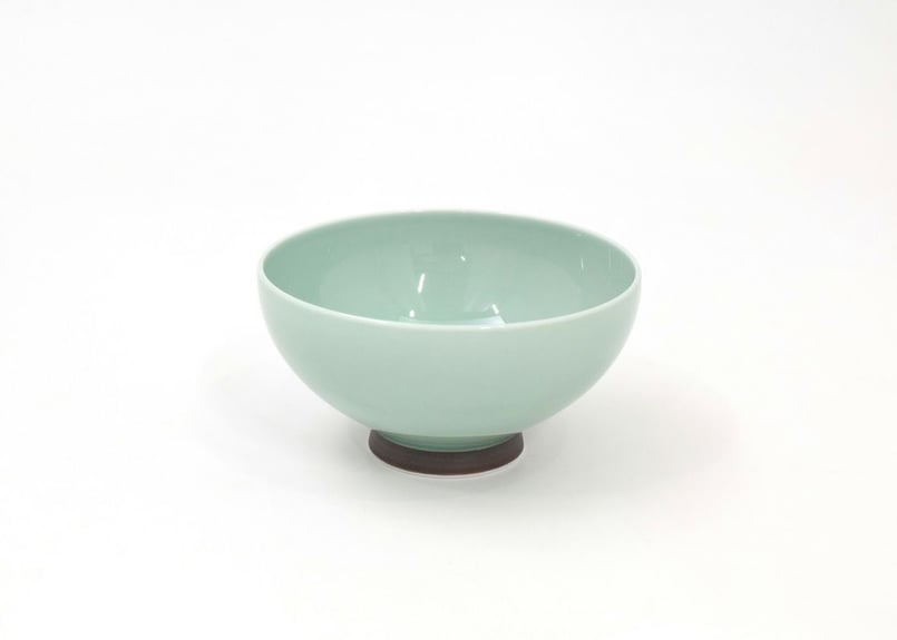 笹青磁 笹型飯碗（アウトレット品） | WEB有田陶器市 ｜ 深川製磁