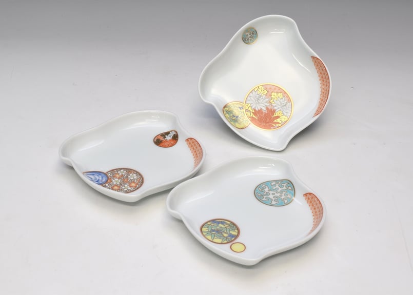 寿赤絵 トリプレット千鳥(アウトレット品) | WEB有田陶器市 寿赤絵 トリプレット千鳥(アウトレット品) | WEB有田陶器市