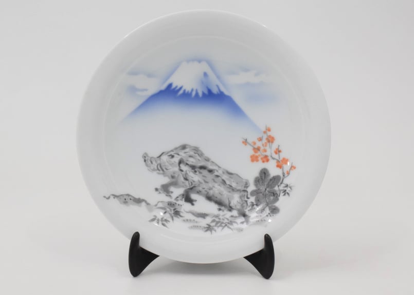 亥』 ご縁起皿（アウトレット品） | WEB有田陶器市 ｜ 深川製磁 おうち