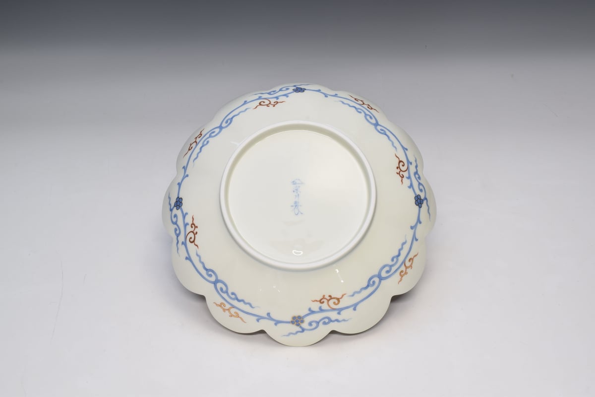 染錦金彩鳳凰 菊割親皿（アウトレット品） | WEB有田陶器市 ｜ 深川製