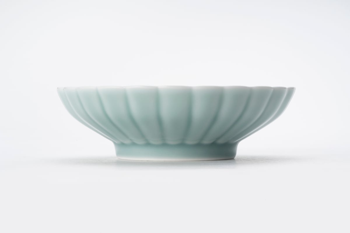 ≪3≫青磁 菊割小付（アウトレット品） | WEB有田陶器市 ｜ 深川製磁