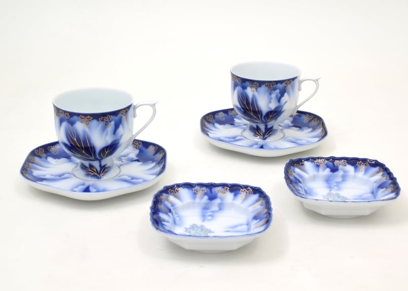 牡丹金ミル ペア珈琲セット（アウトレット品） | WEB有田陶器市