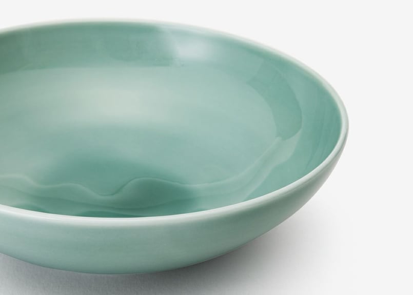 笹青磁 めん鉢（アウトレット品） | WEB有田陶器市 ｜ 深川製磁 おうち