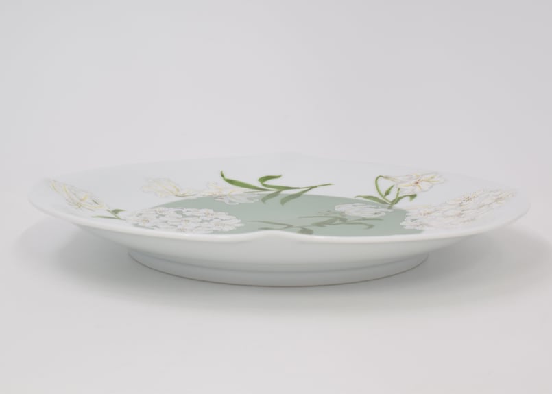 白百合 ミート皿（アウトレット品） | WEB有田陶器市 ｜ 深川製磁