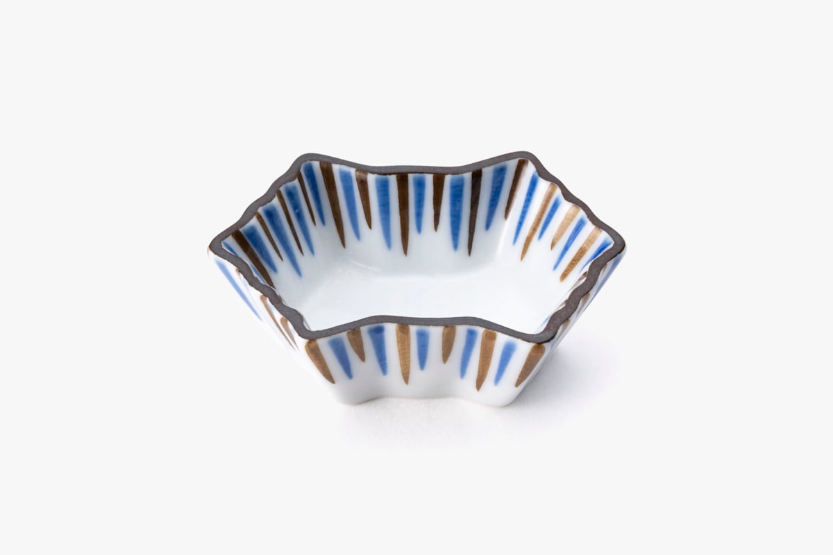 古代縞 分胴型珍味入（アウトレット品） | WEB有田陶器市 ｜ 深川製磁
