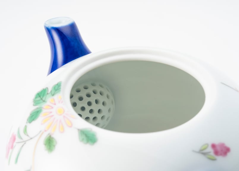 染錦絢爛草花絵 玉露急須（アウトレット） | WEB有田陶器市 ｜ 深川製