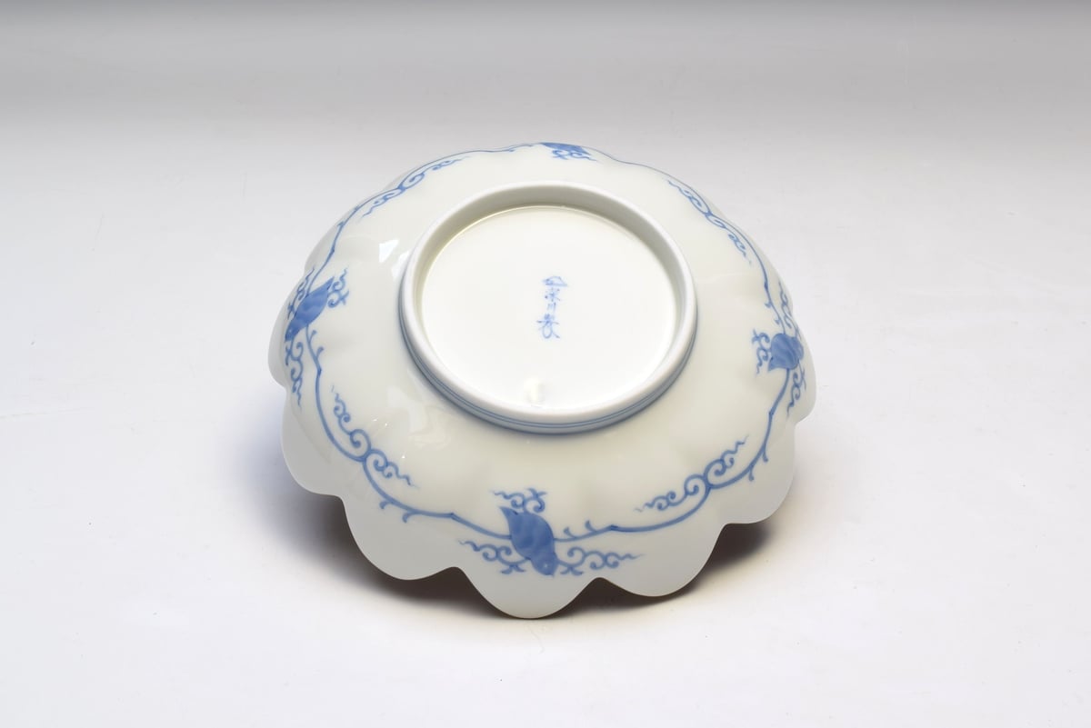 染錦金彩鳳凰 菊割中皿（アウトレット品） | WEB有田陶器市 ｜ 深川製