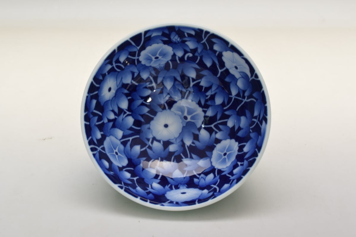 白朝顔外濃 碗（アウトレット品） | WEB有田陶器市 ｜ 深川製磁 おうち