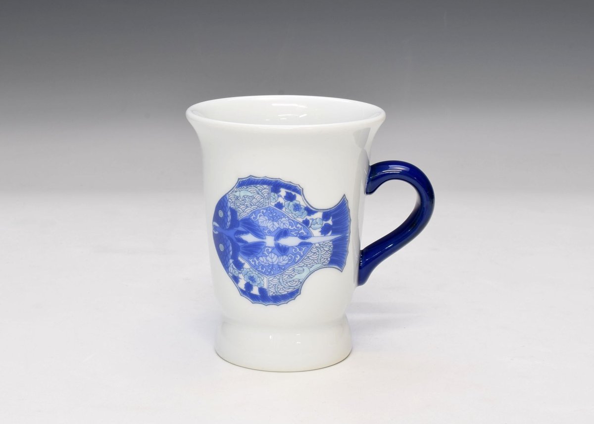 ブルーチャイナ チョコレートカップ（鯛絵）（アウトレット品） | WEB