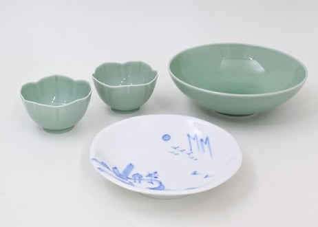 2143 深川製磁　蝶文　皿3客　鉢3客 CATEGORY 鉢 | WEB有田陶器市 ｜ 深川製磁 おうちで陶器市