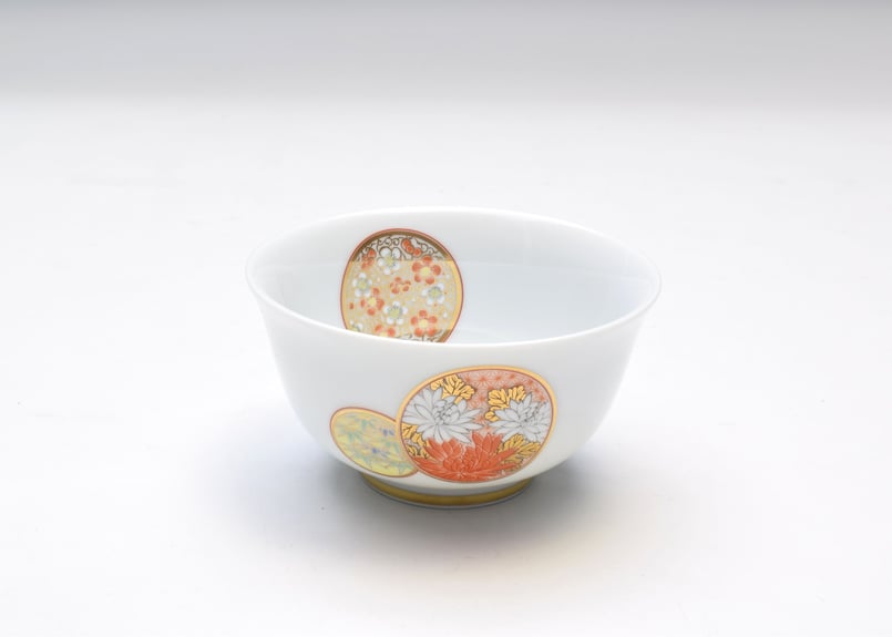 寿赤絵 福重ね仙茶碗（アウトレット品） | WEB有田陶器市 ｜ 深川製磁
