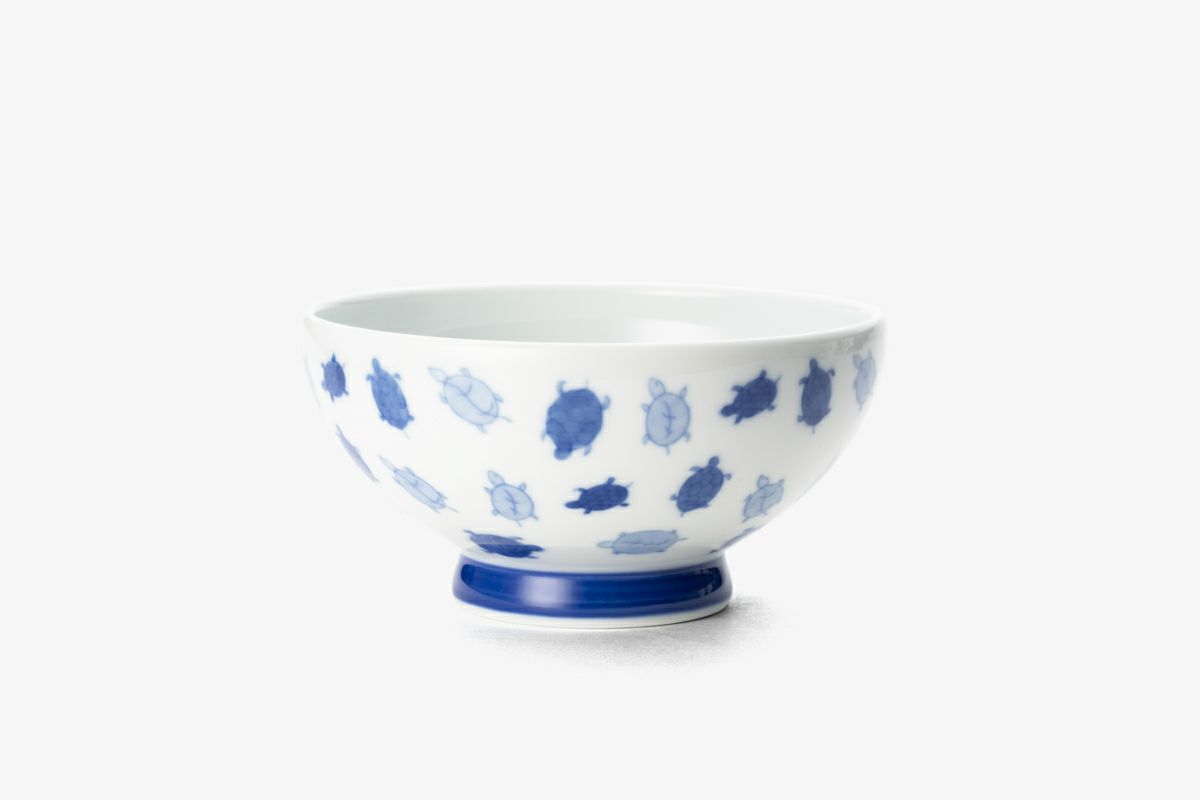 染付亀 中丼(アウトレット品） | WEB有田陶器市 ｜ 深川製磁 おうちで