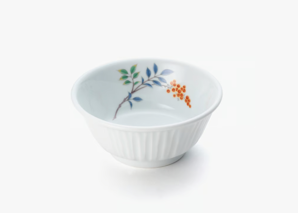 南天 しのぎ平碗（WEB限定制作品） | WEB有田陶器市 ｜ 深川製磁